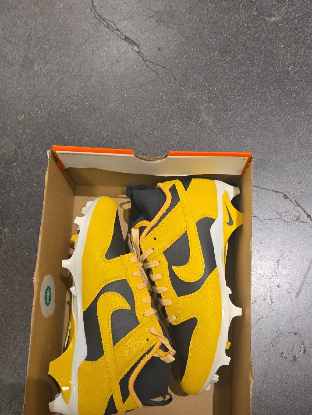 Nike Alpha Menace 4 Dunk SE Football Cleats (Anthracite/Pale Ivory/Solar Flare)